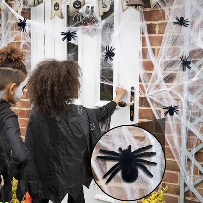 Pack X6 Araña Decoracion Halloween Araña Decorativa Fiestas
