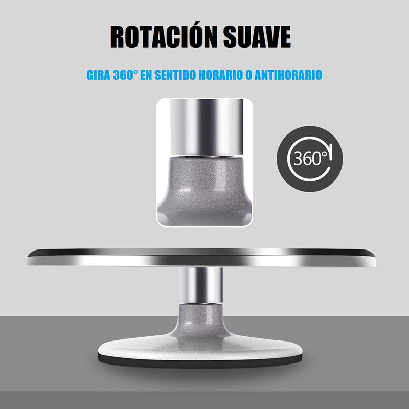 Base Giratoria Para Tortas Base Repostería Metal Profesional