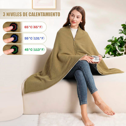 Manta Calentadora Manta Recargable Portatil Manta Calefactor Manta Arcashopping Calefactora Usb Manta Calefactora De Franela Manta Calefactora Eléctrica Chal Térmico Para Mujer