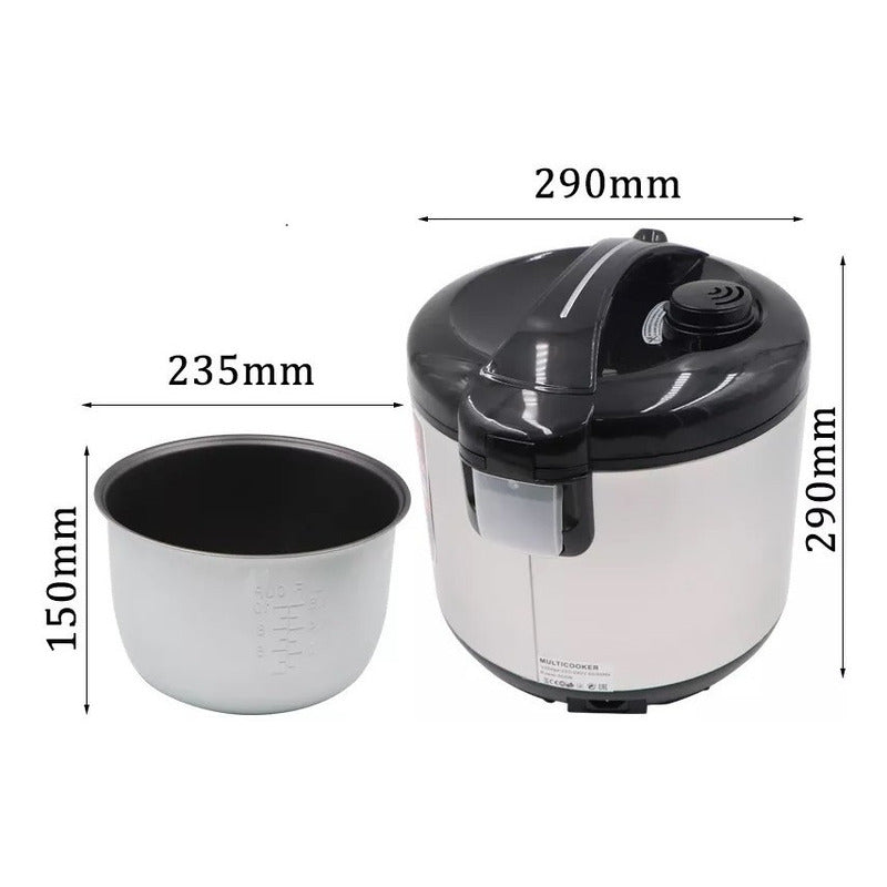 Olla Arrocera Eléctrica Arrocera Multifuncional 6litro 900w