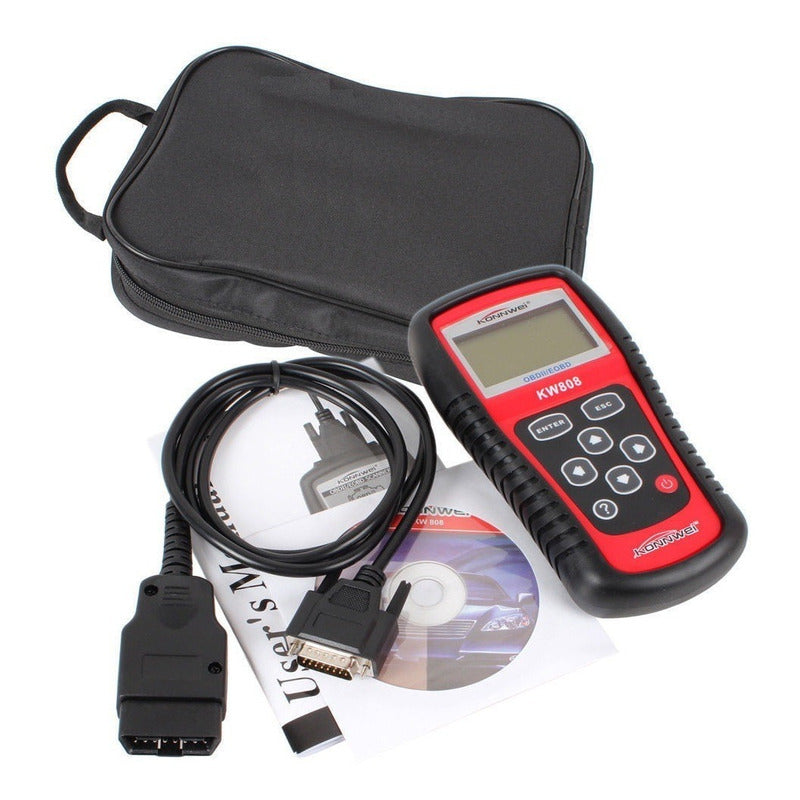 Scanner Auto Automotriz Obd2 Obdii Konnwei Kw808 Automotriz