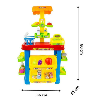 Set Supermercado Juguete Juego Didactico 40 Pcs Infantil