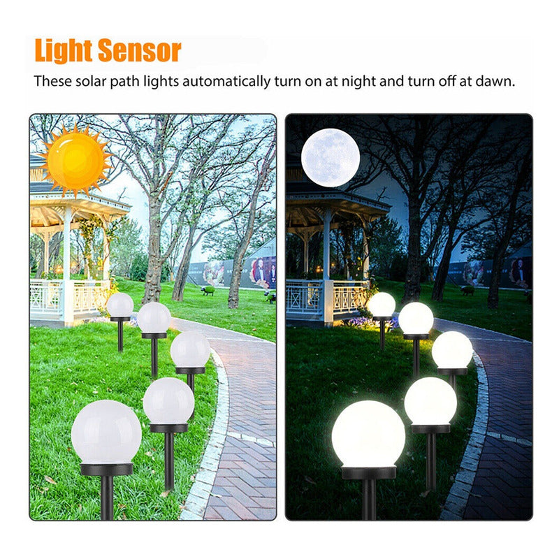 Pack X6 Luces Solares Jardín Faroles Solares Lampara Jardín