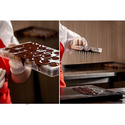 Molde Chocolate Policarbonato Moldes Para Bombones Cuadrado