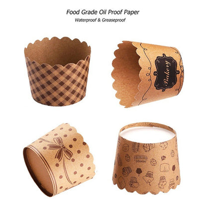 Pack 12 Moldes De Papel Para Cupcake Molde Decoración Muffin