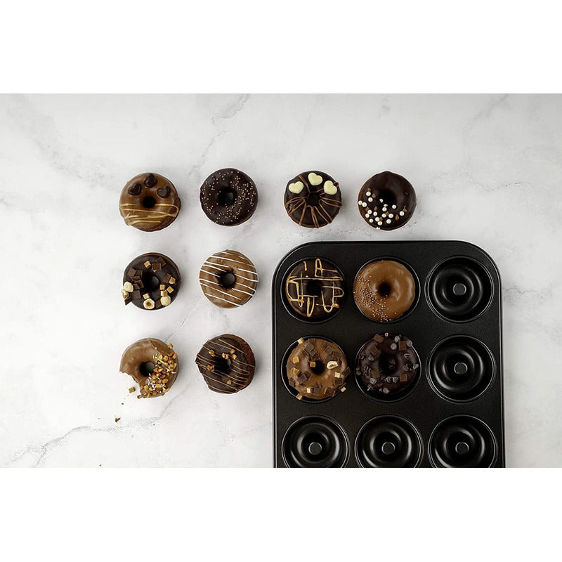 Molde Queques Anti Adherente 12 Rosquillas Tortas