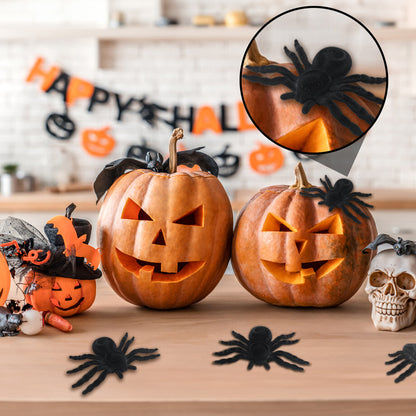 Pack X2 Araña Decoracion Halloween Araña Decorativa Fiestas