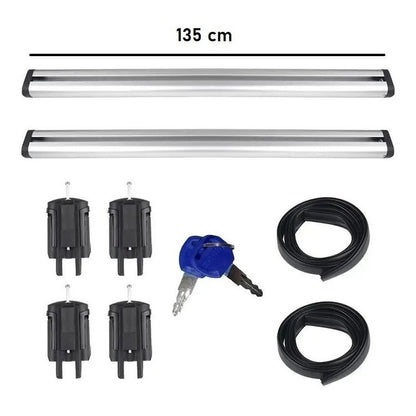 Barra Transversal Portaequipajes Auto Universal De Aluminio