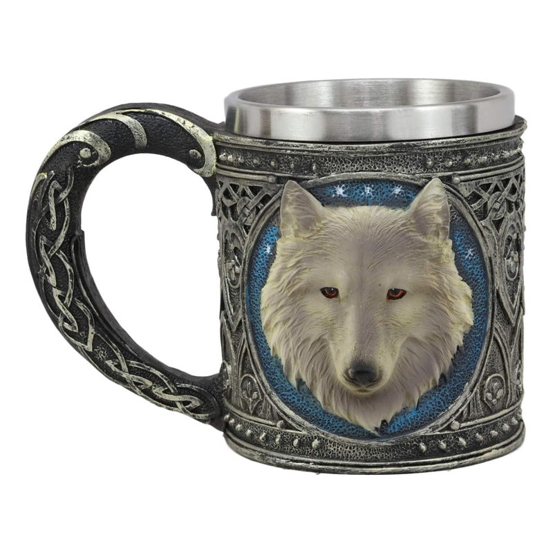 Tazon Grande Tazon Lobo Game Of Throne Tazon Mug Acero Inox