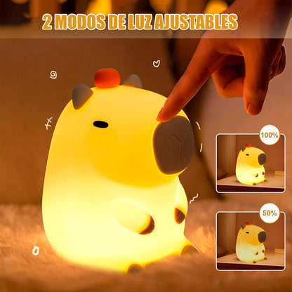 Lampara De Mesa Lampara Mesa Capybara Lampara De Silicona