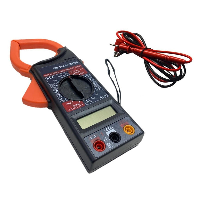 Pack X2 Tester Pinza Multitester Amperímetro Digital Automot