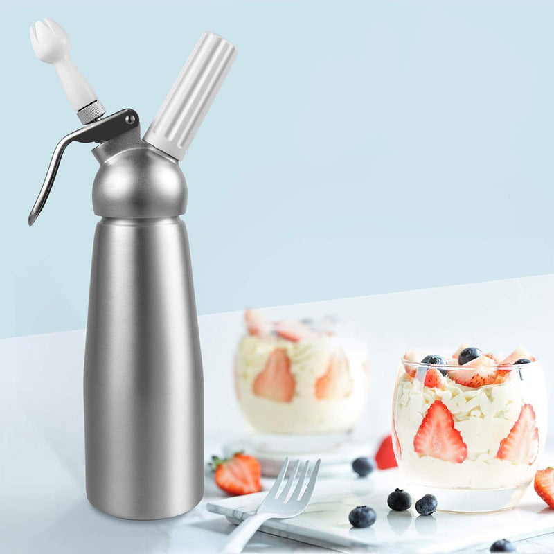 Dispensador De Crema Batida Sifon Crema Batida Dispensador Chantilly De Acero Inoxidable Arcashopping Sifon De Cocina Profesional Batidores De Crema Metálicos Máquina De Crema Batida Para Postres