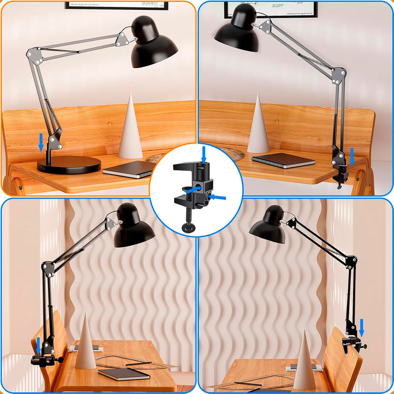 Lampara De Escritorio Lampara Velador Lamparas De Mesa E27