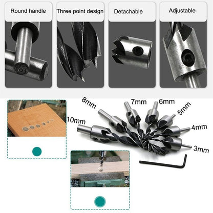 Set 23 Piezas Brocas De Taladro Para Carpintería Herramienta