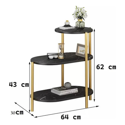 Mesa Centro 3 Niveles Mesa Auxiliar Decorativa Mesa Lateral
