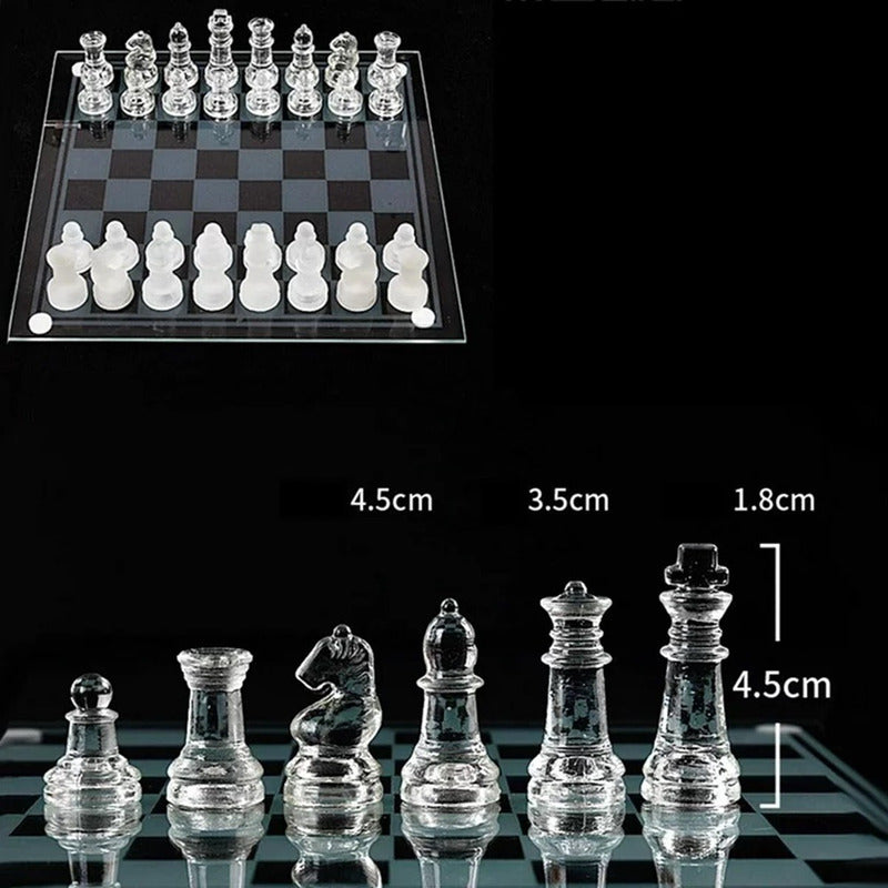 Tablero Ajedrez Juego Ajedrez Tablero Ajedrez De Cristal