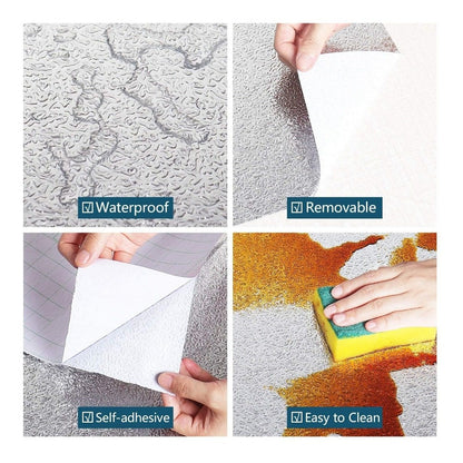 Papel Antigrasa Para Cocina 3 Metros Papel Pegatina Aluminio