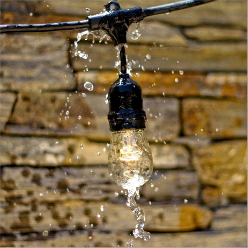 Guirnalda De Luces 10 Metros Para Ampolletas E27 Guirnaldas