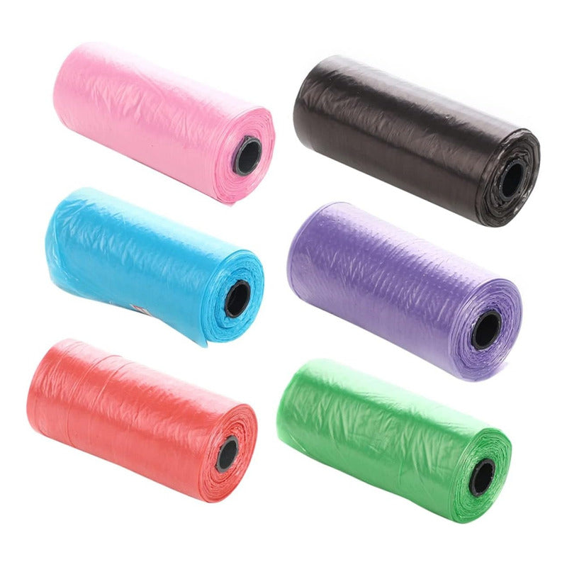 X6 Paquete Bolsas Para Desechos Perros Bolsa Caca Mascotas