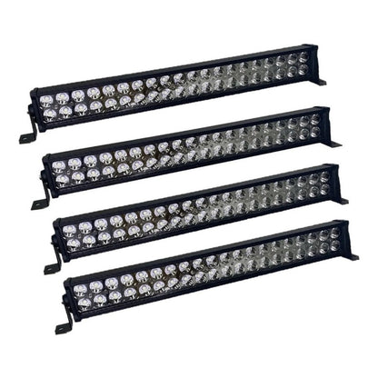 Pack X4 Barra Led 4x4 Neblineros Led Barra 120w Focos Neblin