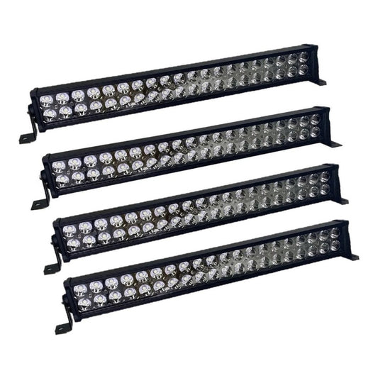 Pack X4 Barra Led 4x4 Neblineros Led Barra 120w Focos Neblin