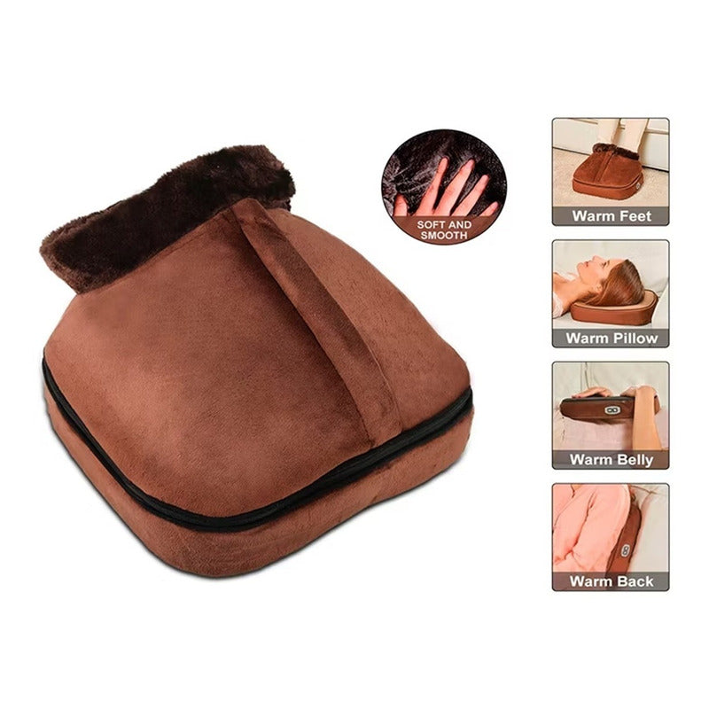 Pack X2 Calentador De Pies Masajeador De Pies 2 En 1 Calient