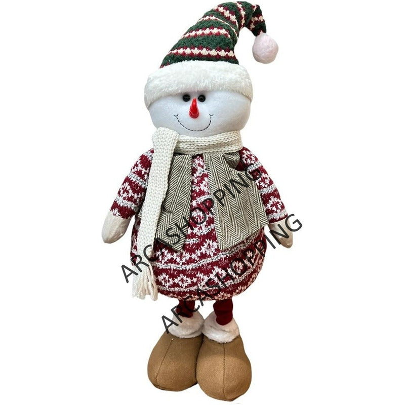 Mono Patas Largas Monitos Navideños Patas Larga Muñeco Nieve