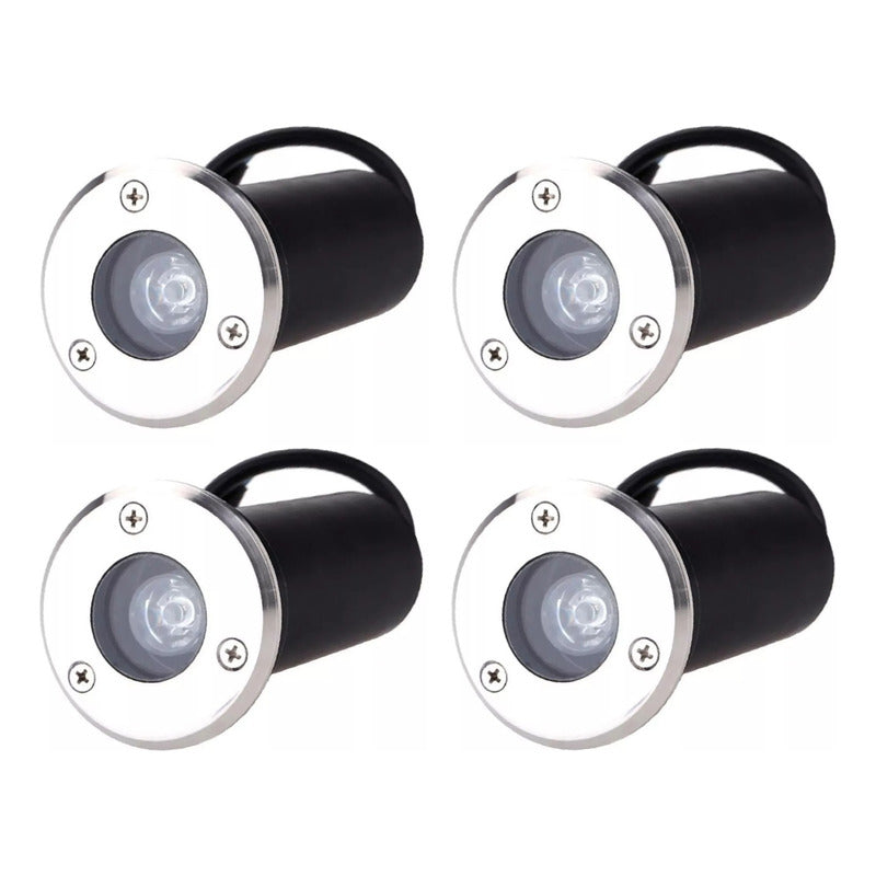 X4 Focos Embutidos Led Focos Embutidos Focos Piso 1 W Exteri