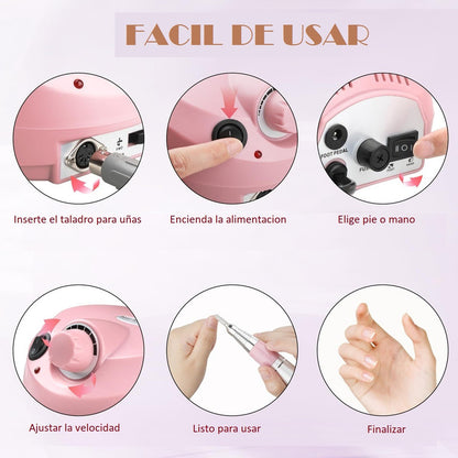 Torno Manicure Torno Para Manicura Torno Para Uñas Con Limas