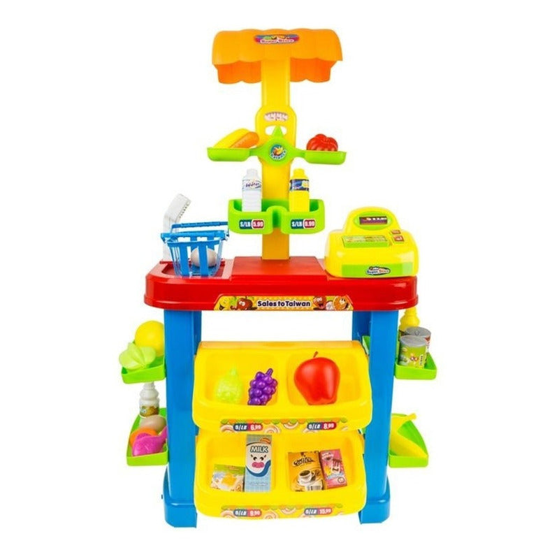 Supermercado Juguete Carrito De Supermercado Juguete 40 Pzs