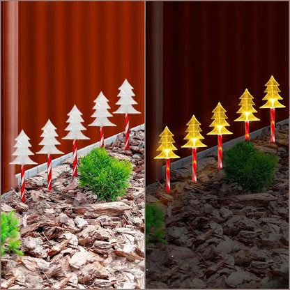 Pack X5 Luces Navideñas Solares Arbol Calida Pack Luces Navidad Exterior Solares X5 Pack X5 Estaca Navieña Arbol Calida Arcashopping Pack X5 Luces Navideñas Estacas Solares Luces Navidad Solar