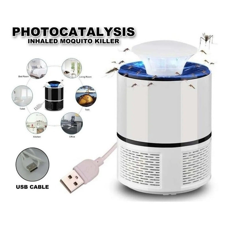Lampara Matamosquitos Usb Insecto Repelente De Moscas