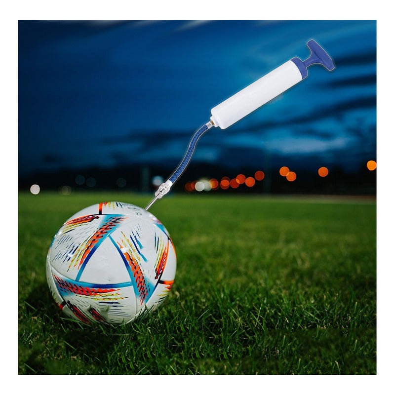 Inflador Manual Kit Deportivo Para Inflar Balon Mini Bombin