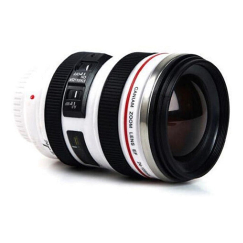 Tazon Taza Cafe Mug Tipo Lente De Camara Fotografica Alumini