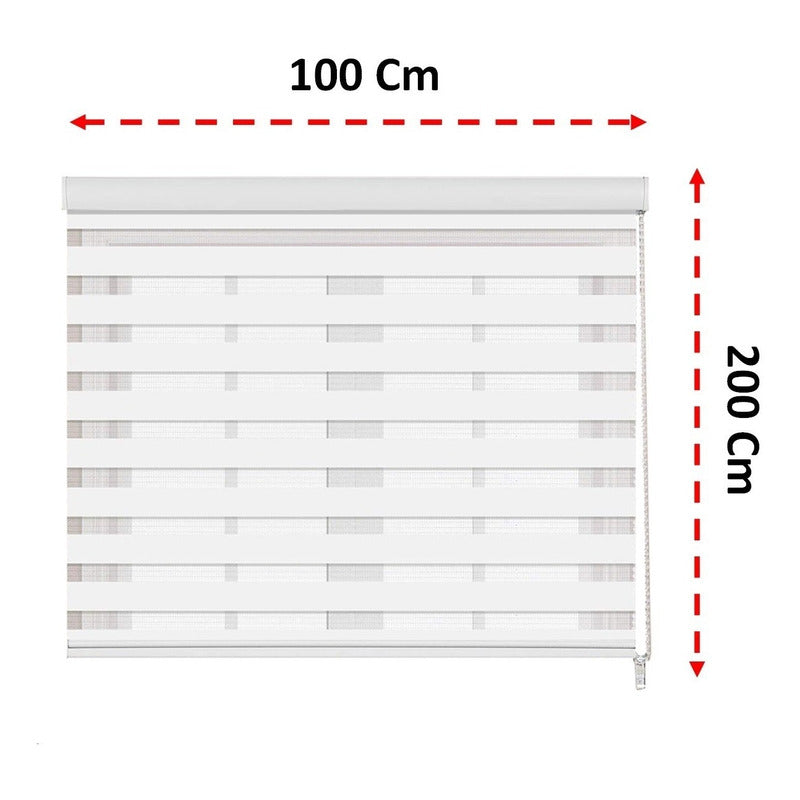 Cortinas Roller Dia Y Noche 100x200 Cortina Roller Duo Persi