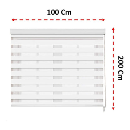 Cortinas Roller Dia Y Noche 100x200 Cortina Roller Duo Persi