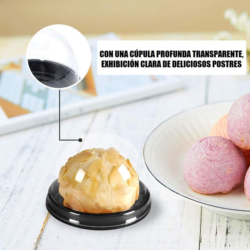 Pack X50 Envases De Plástico Desechables Recipiente Plástico