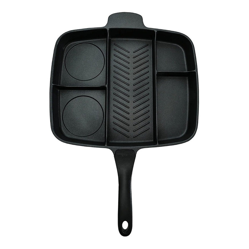 Sartén Multiuso 5 En 1 Sartenes Antiadherentes Plancha Grill