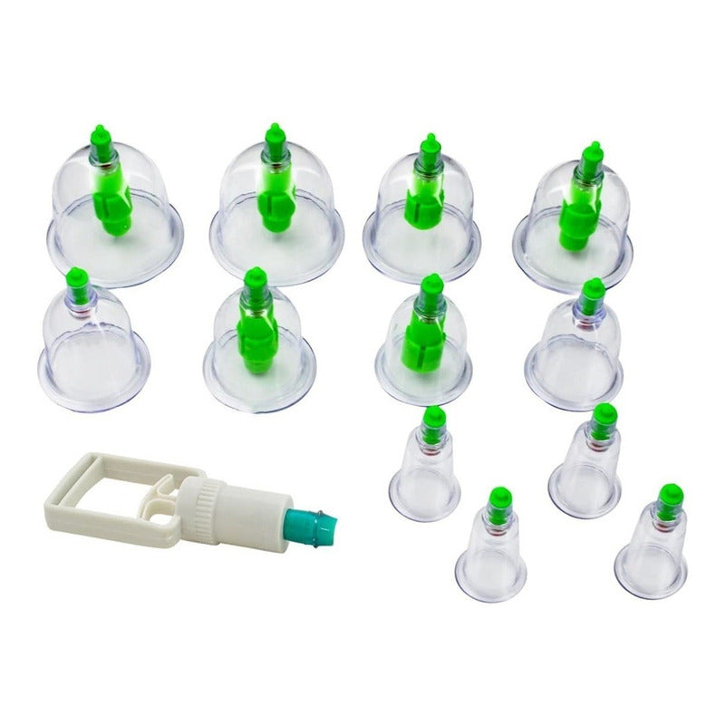 Pack X24 Ventosas Chinas Ventosas Al Vacío Masajes Y Terapia