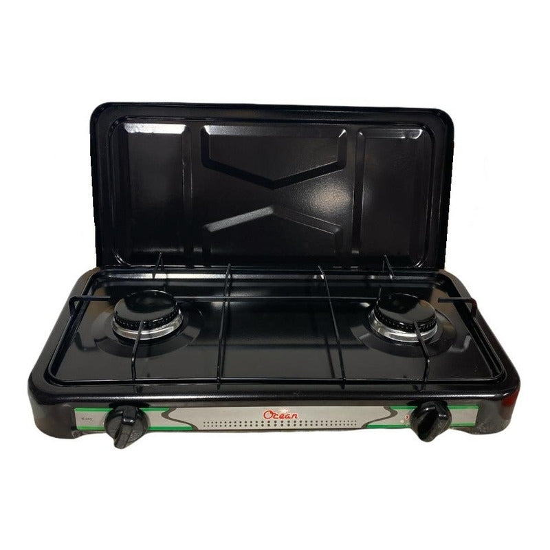 Set Cocinilla A Gas Regulador Manguera Cocinilla Camping