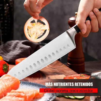 Cuchillo Chef Profesional Cuchillo Santoku Cuchillo Cocina Arcashopping Cuchillo De Cocina Cuchillo Cocina Cuchillos Chef Cuchillo Carnicero Profesional Santoku