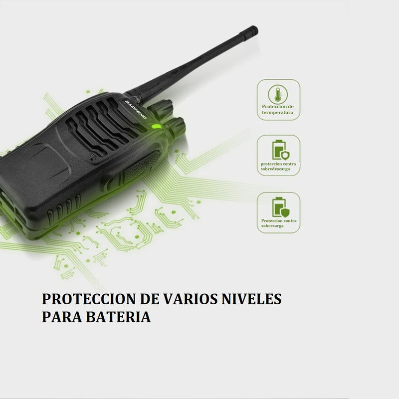 Radio Transmisor Walkie Talkie Radio Portátil Waki Toki