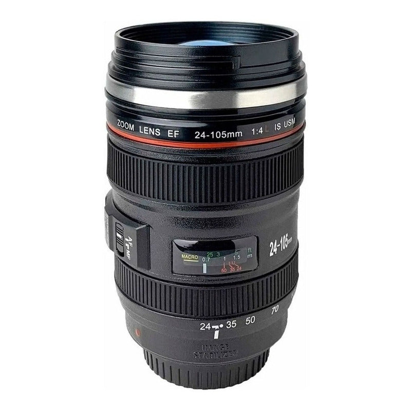 Pack X2 Tazon Vasos Cafe Tazon Mug Termico Tipo Lente Camara
