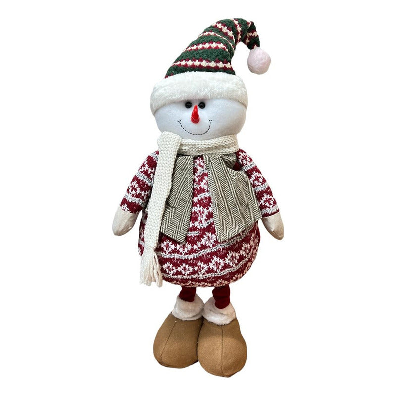 Muñecos De Navidad Muñecos Nieve Navideños Patas Largas