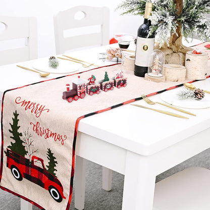 Tren Madera Adornos Navideños Decoración Hogar Navidad Regal