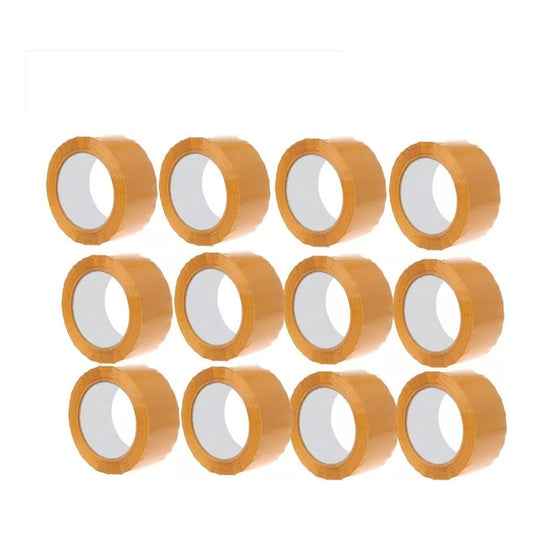 Pack X12 Cinta Embalaje Cinta Scoch Para Embalar 150m Huinch