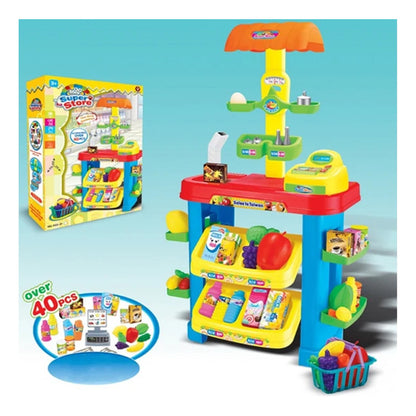 Set Supermercado Juguete Juego Didactico 40 Pcs Infantil