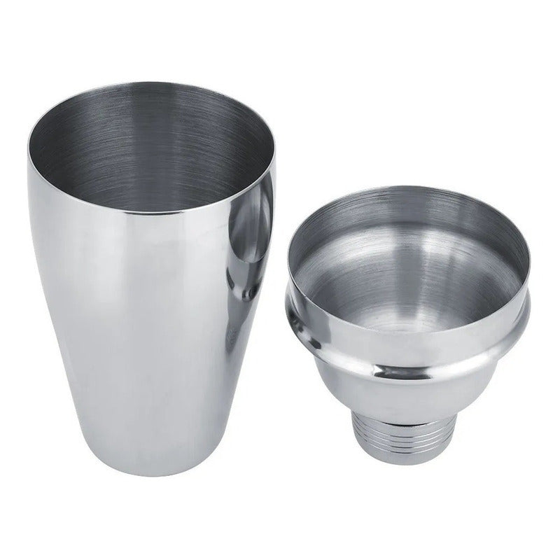 Vaso Coctelero Acero Inoxidable Tragos Coctel 500ml Bebidas
