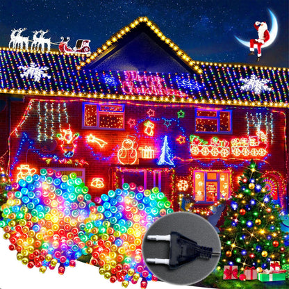 Pack X2 Luces De Navidad Guirnalda 100 Led Multicolor