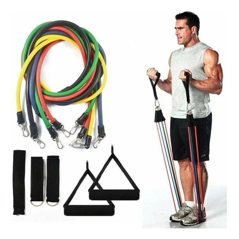 Kit Bandas Elásticas Banda Elastica De Resistencia 5 Colores